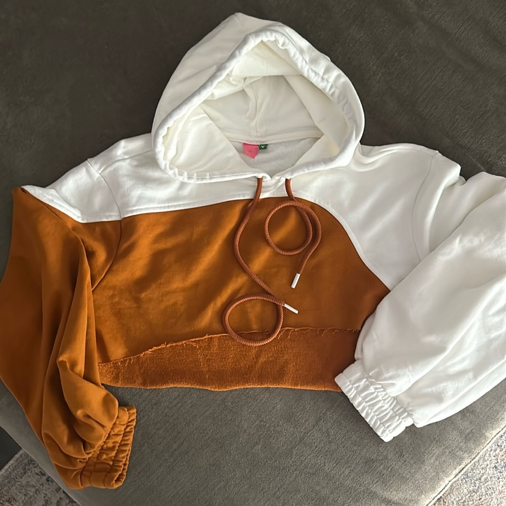 Farm Rio cropped sweatshirt size S